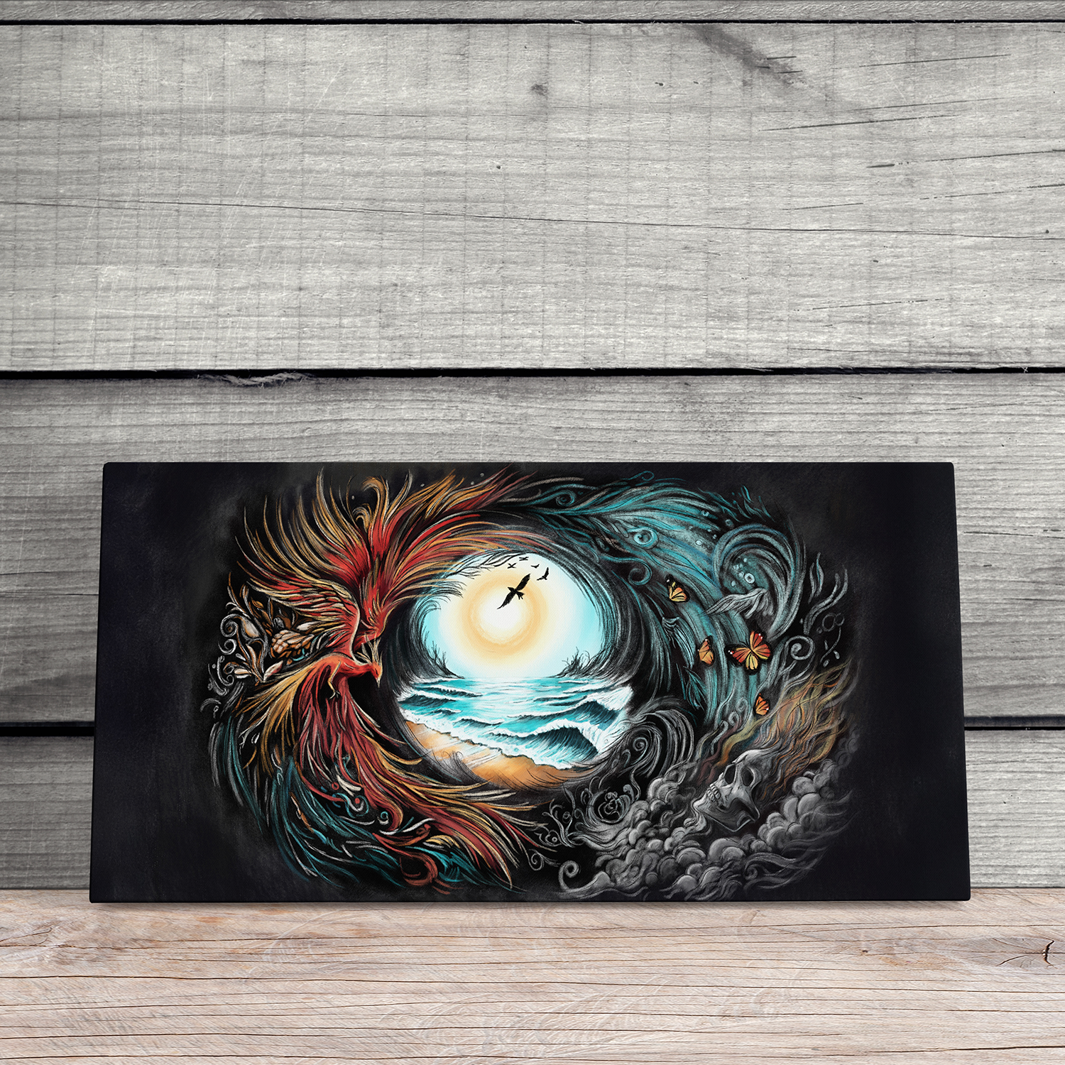 "Die Kraft der Symbolsprache" - Hochwertiges Acrylglas-Wandbild