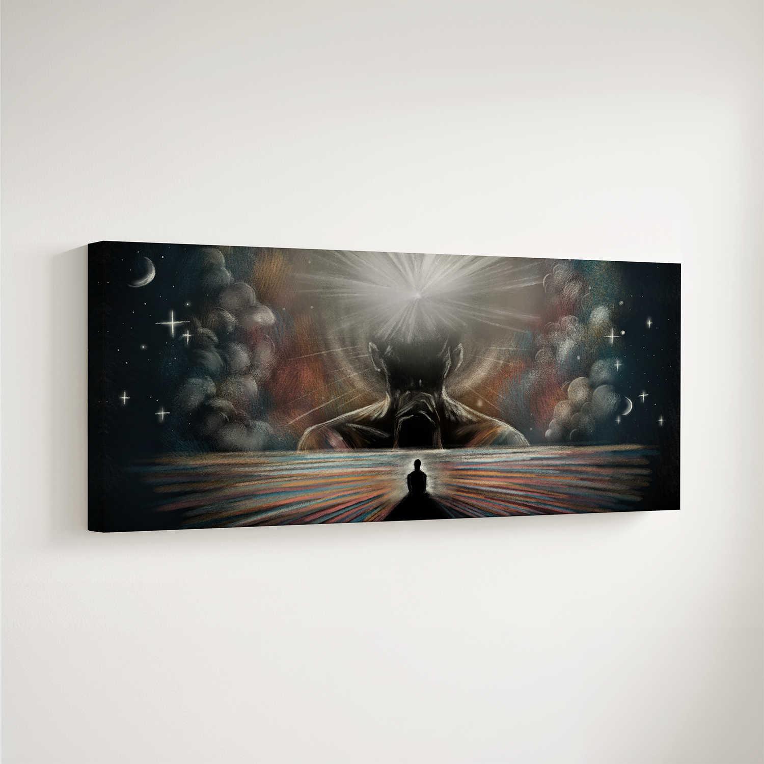 "Die Stille vor dem Abschied" - Hochwertiger Foto-Kunstdruck auf Leinwand