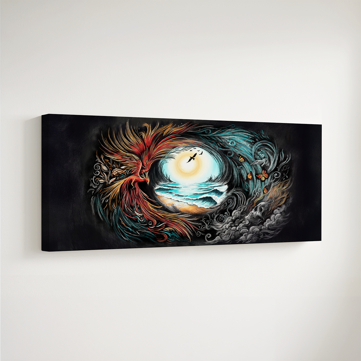 "Die Kraft der Symbolsprache" - Hochwertiger Foto-Kunstdruck auf Leinwand