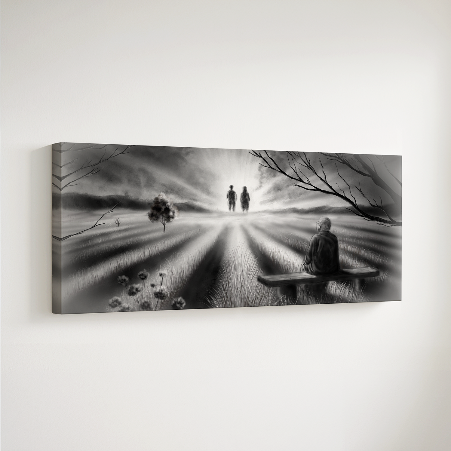 "Wenn die Eltern sterben" - Hochwertiger Foto-Kunstdruck auf Leinwand