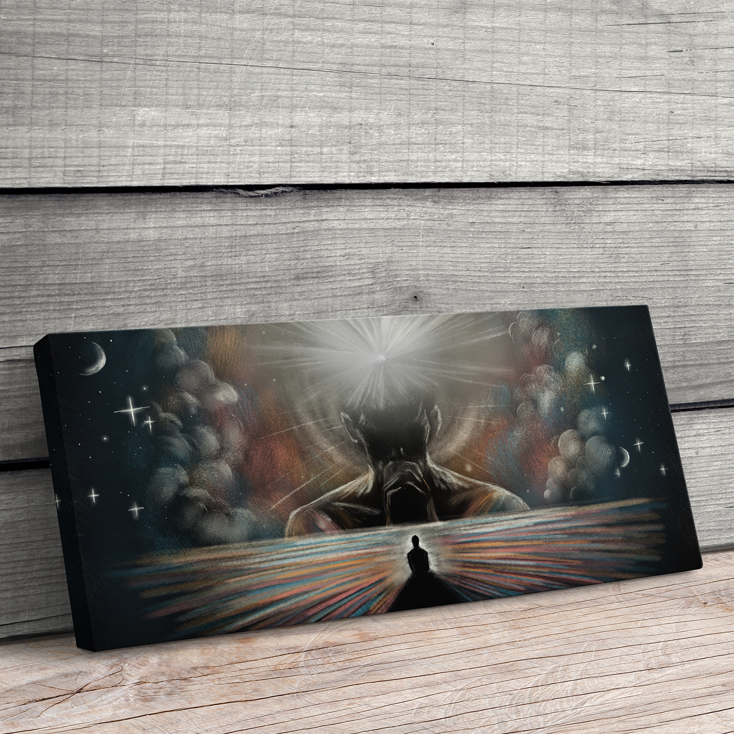 "Die Stille vor dem Abschied" - Hochwertiger Foto-Kunstdruck auf Leinwand