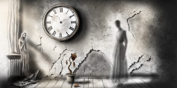 Acrylglas-Wandbild, Motiv "Ich habe nicht gelebt"