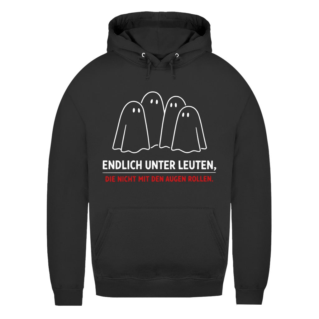 Damen Hoodie - Endlich unter Leuten, die nicht mit den Augen rollen