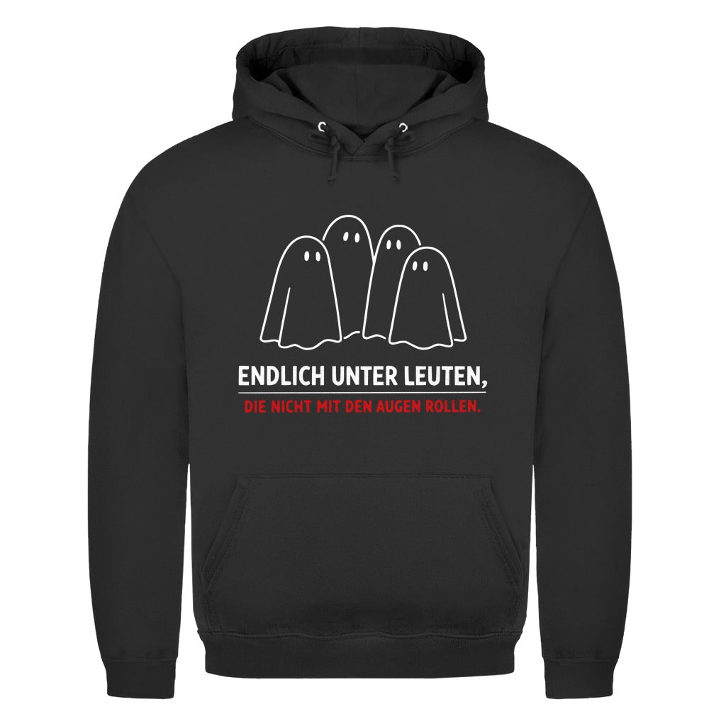 Herren Hoodie - Endlich unter Leuten, die nicht mit den Augen rollen