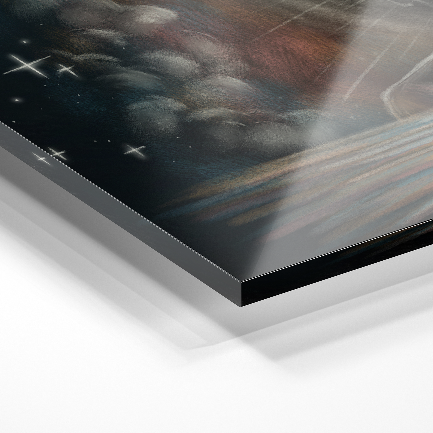 "Die Stille vor dem Abschied" - Hochwertiges Acrylglas-Wandbild