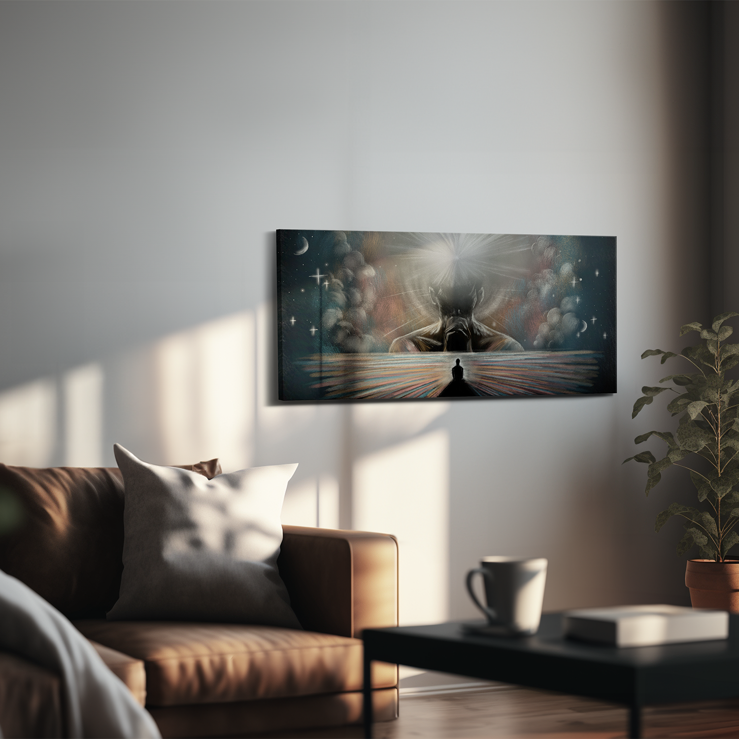 "Die Stille vor dem Abschied" - Hochwertiger Foto-Kunstdruck auf Leinwand