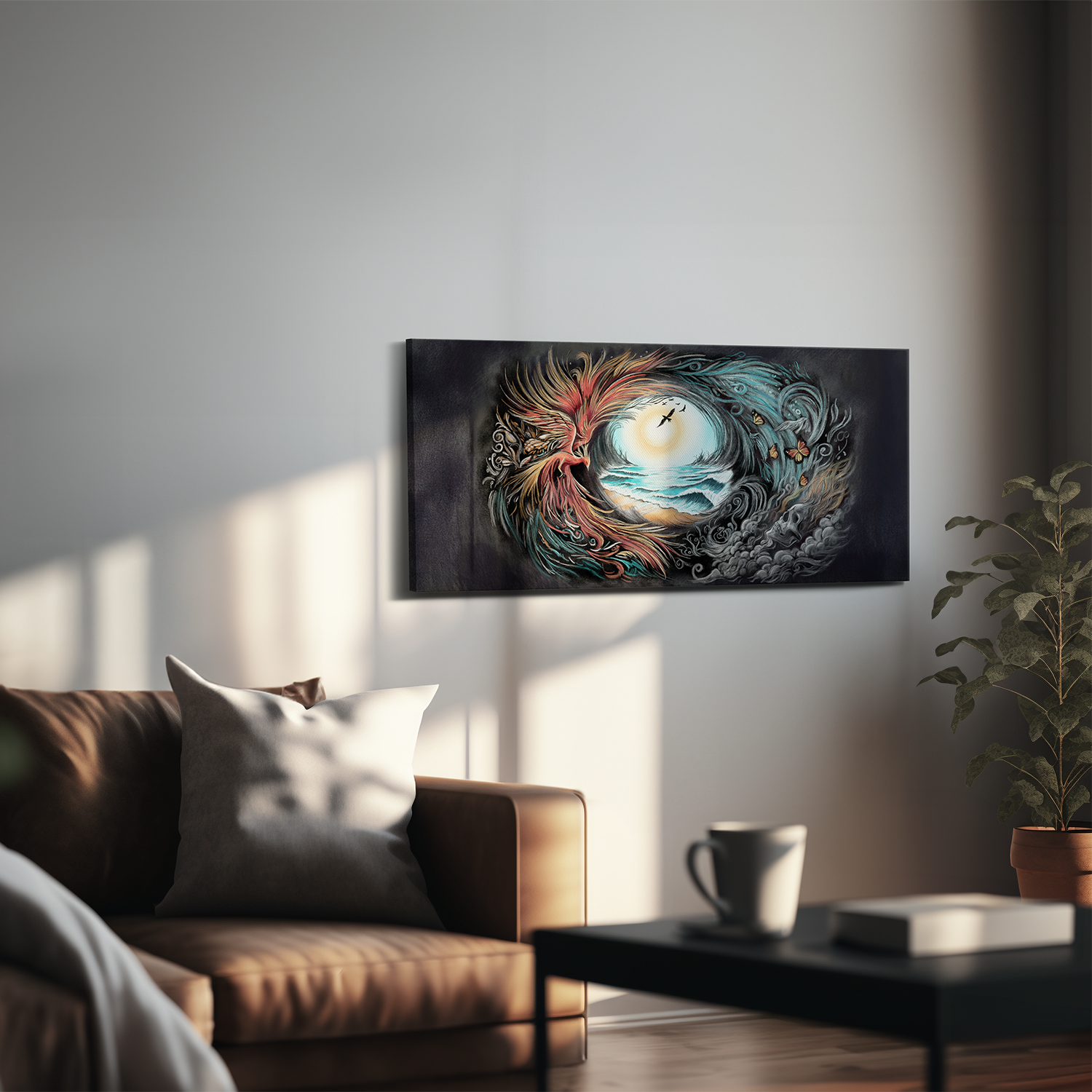 "Die Kraft der Symbolsprache" - Hochwertiger Foto-Kunstdruck auf Leinwand