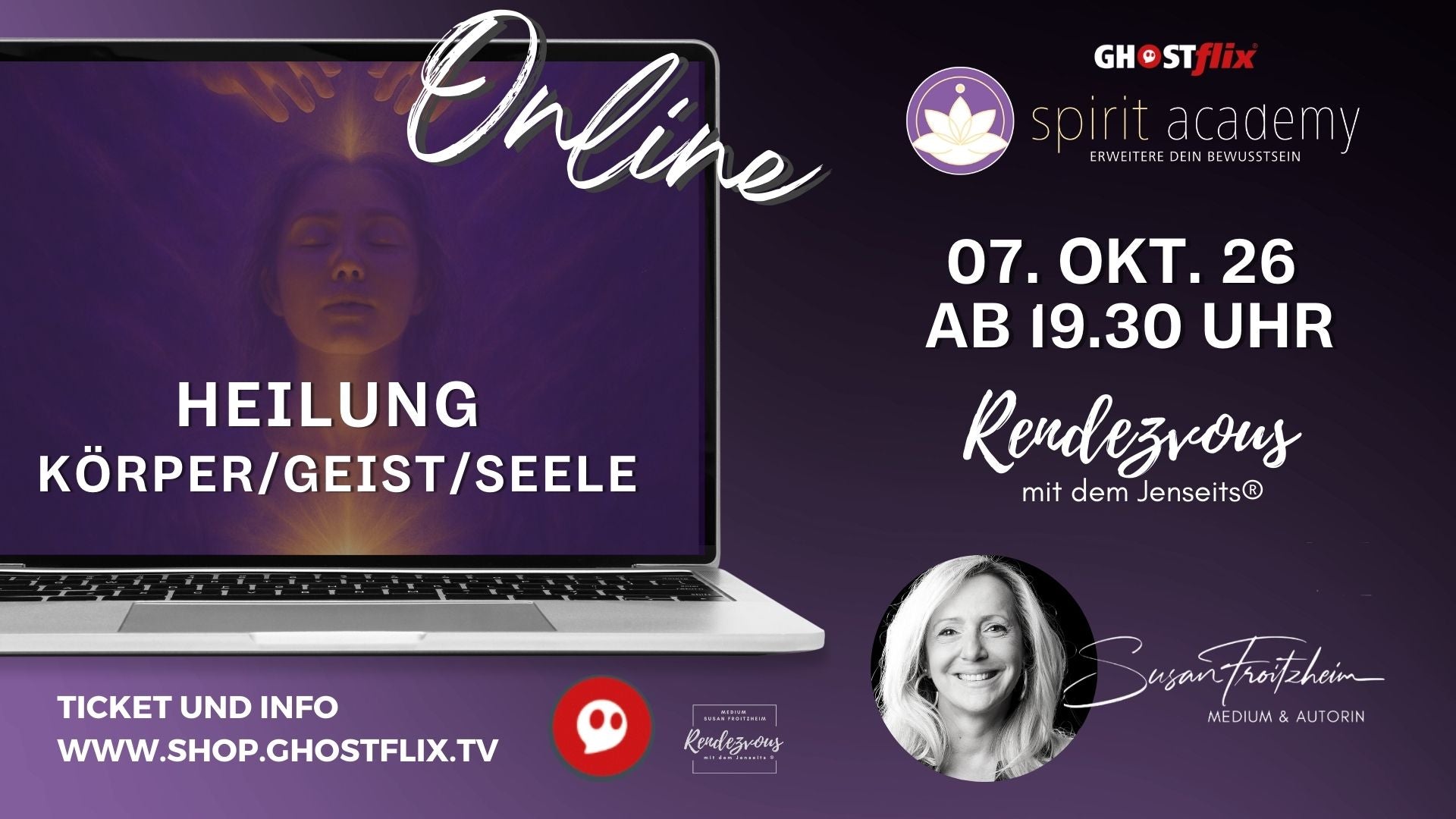 Spirituelle "Heilung" - Workshop mit Susan Froitzheim
