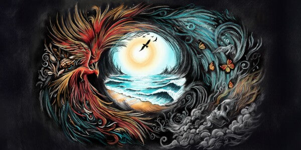 Acrylglas-Wandbild, Motiv "Symbolsprache und Psychosomatik"