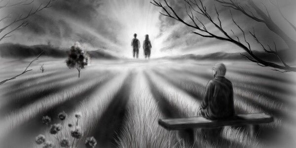 Acrylglas-Wandbild, Motiv "Wenn Eltern sterben"