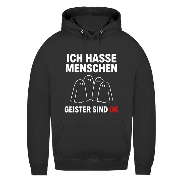 Damen Hoodie - Ich hasse Menschen Geister sind ok