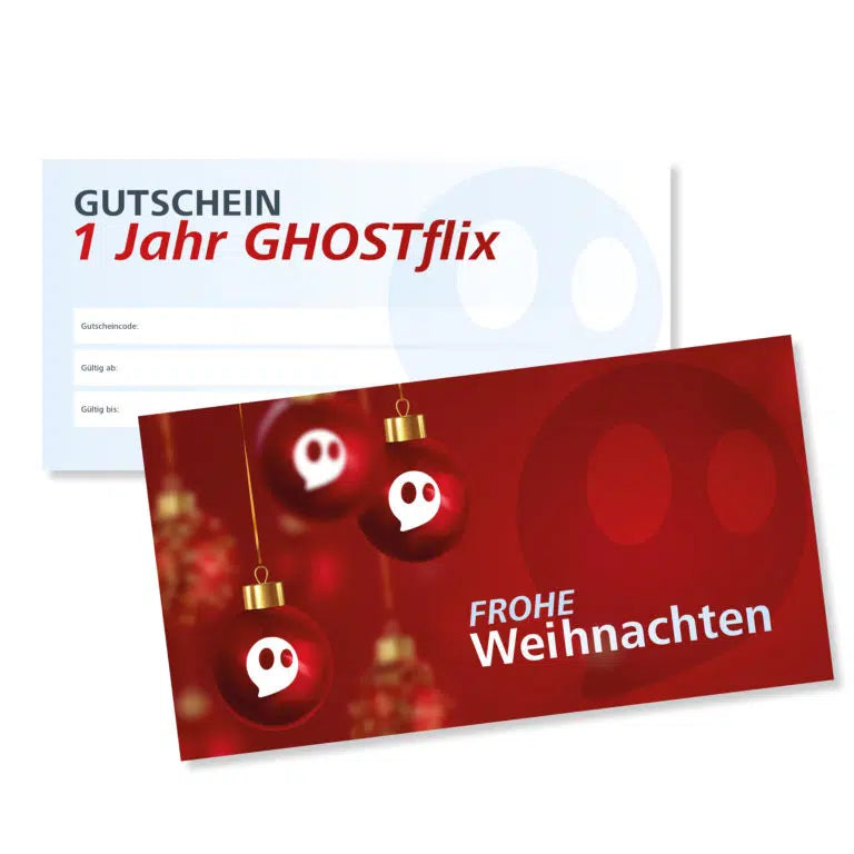 GHOSTflix® Jahreszugang – Gutschein "Weihnachten"